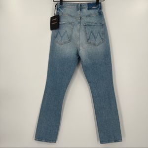 Mother Superior Denim Straight Leg Jean High Rise I Confess The Dazzler Shift 27